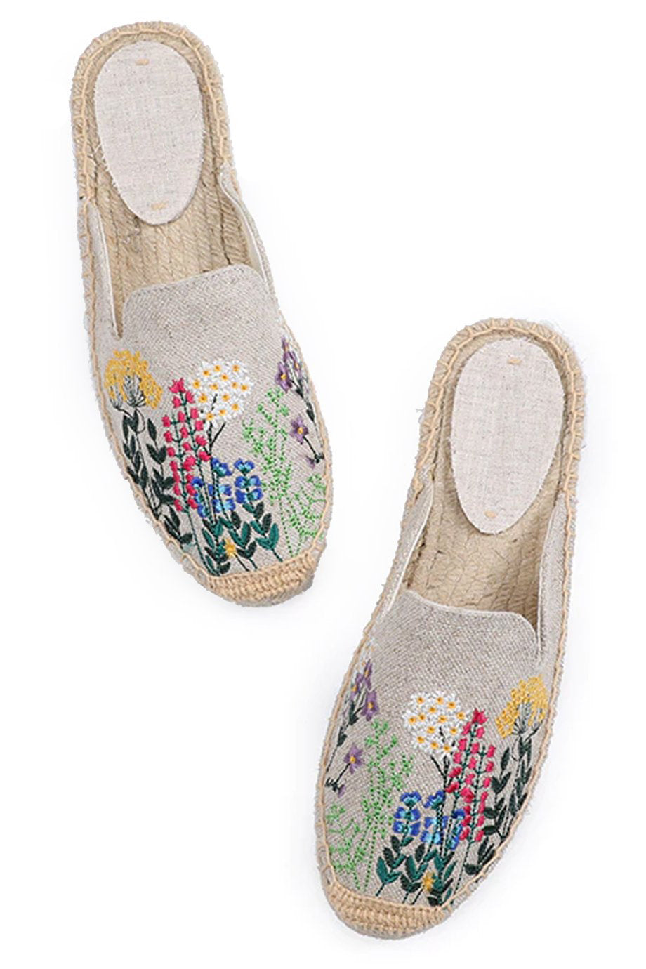 Pelucia Μπεζ Εσπαντρίγιες με Κέντημα  | Γυναικεία Παπούτσια - Εσπαντρίγιες 