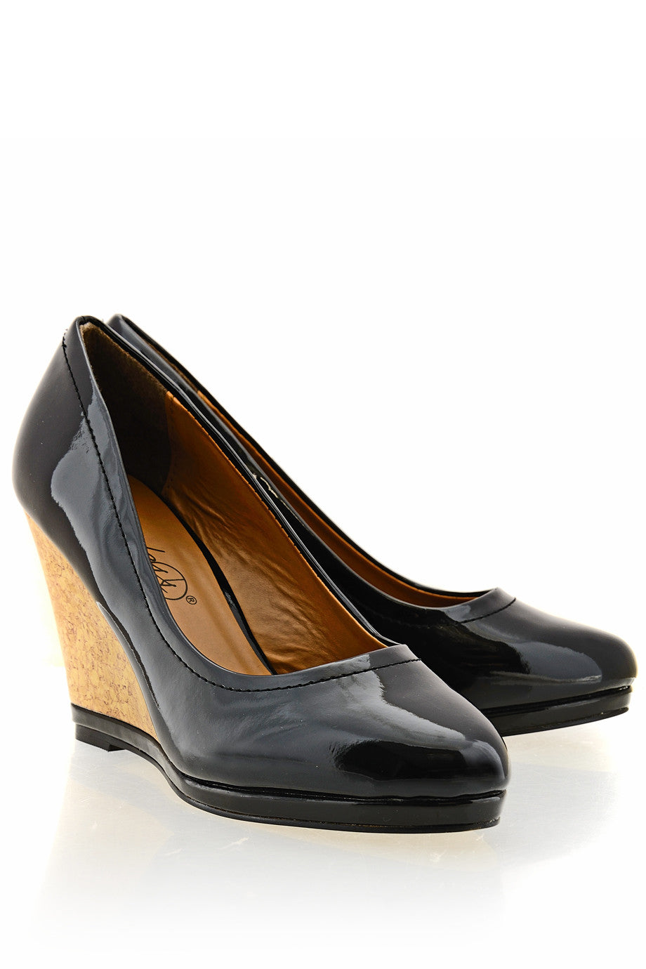 Μαύρες Λουστρίνι Πλαρφόρμες | Γυναικεία Παπούτσια