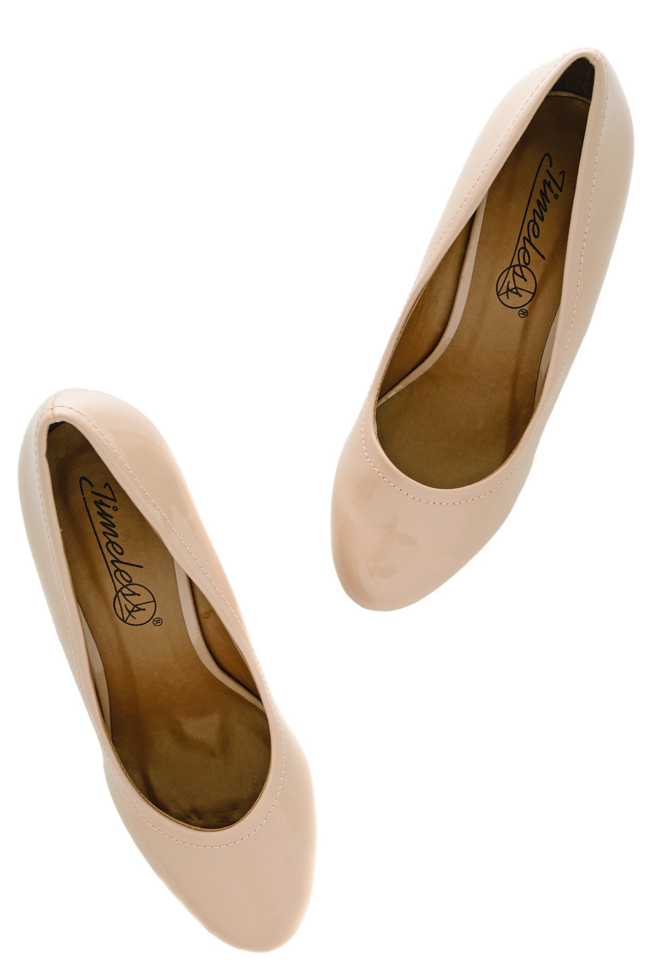 Μπεζ Λουστρίνι Πλατφόρμες | Γυναικεία Παπούτσια